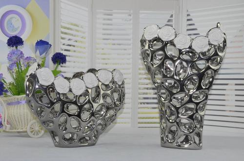 创意礼品_工厂直销中国风玫瑰 花瓶摆件 工艺摆件 创意 